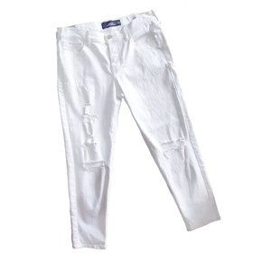 2 for $20 Hollister Vintage Boyfriend White Jeans Distressed
